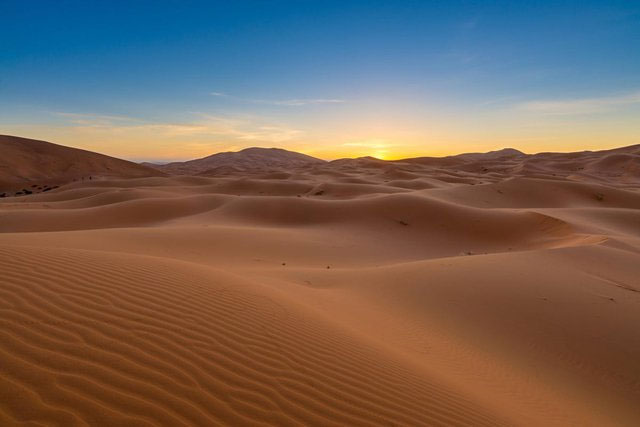 Deserts are also considered the world's source of minerals, solar energy, etc.