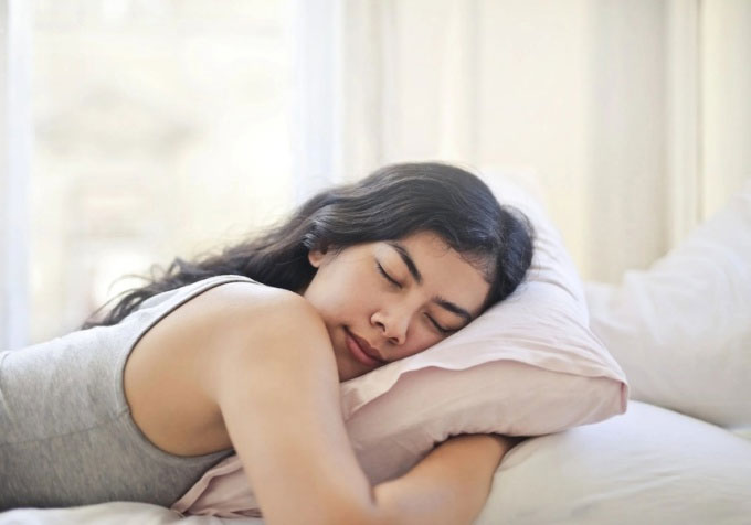 Deep breathing techniques help you sleep better.